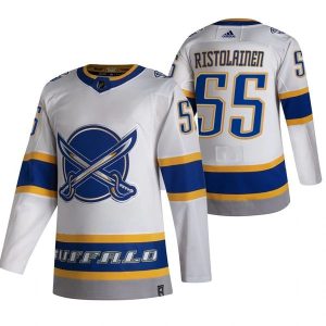 Buffalo Sabres Trikot Rasmus Ristolainen 55 2022 Reverse Retro Weiß Authentic